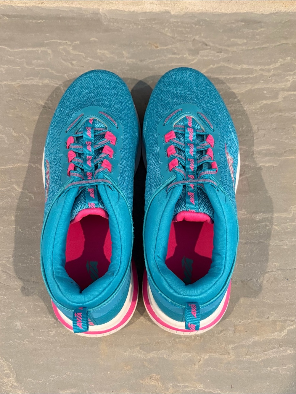 SOLD AviaTeal & Pink Cantilever Athletic Sneakers EUC Big Kids 6/Women’s 7.5 - Picture 5 of 7